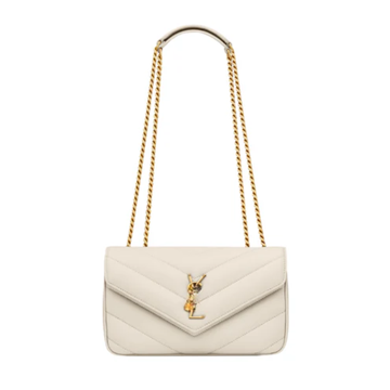 Bag  Small Matelassé Lambskin White – SL