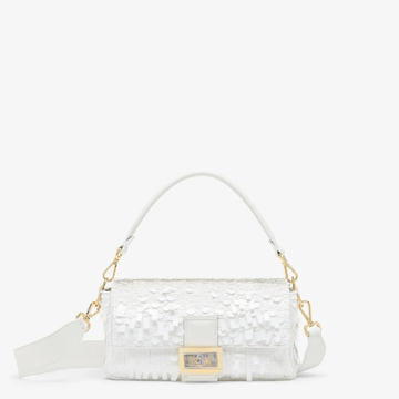 Bag White Sequin Leather – Fnd Btgt