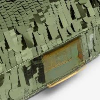 Bag Green Sequins & Leather – Fnd Bgtt