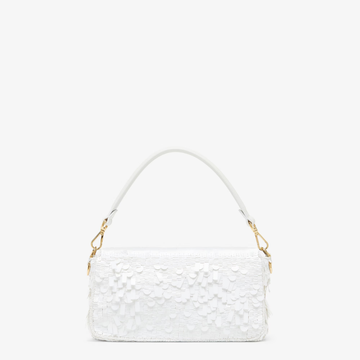 Bag White Sequin & Leather – Fnd Bgtt