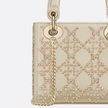 Mini Lady Bag with Pearl Embroidery