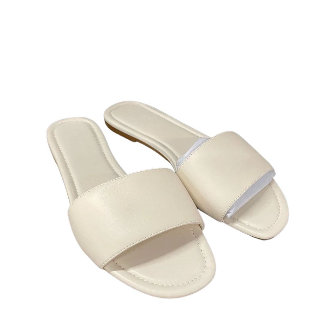 Lockup Leather Slide Sandal – CC